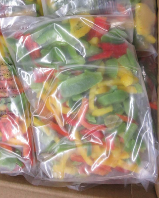 Frozen Vegetable IQF Frozen Mixed Sweet Pepper Strips for Your Kitchen