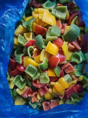 Frozen Vegetable IQF Frozen Mixed Sweet Pepper Strips for Your Kitchen