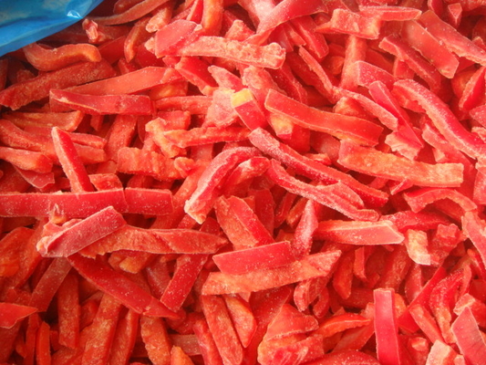 Frozen Vegetable IQF Frozen Mixed Sweet Pepper Strips for Your Kitchen
