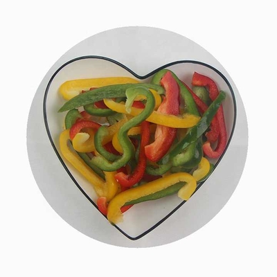 HACCP Chinese Frozen Products Frozen Vegetables and Fruits IQF Mixed Pepper Strips
